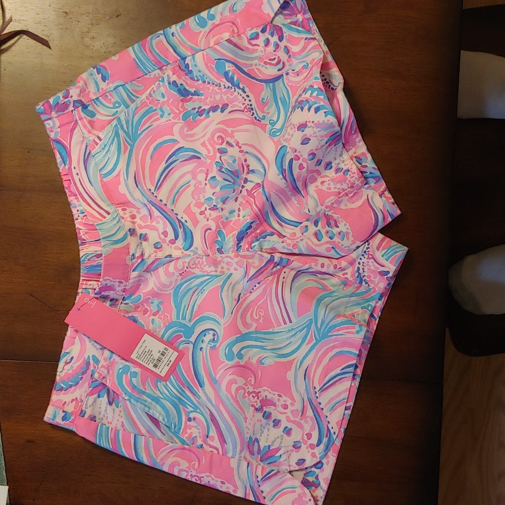 Lilly Pulitzer Ocean View Short Prosecco Pink Don't be Jelly